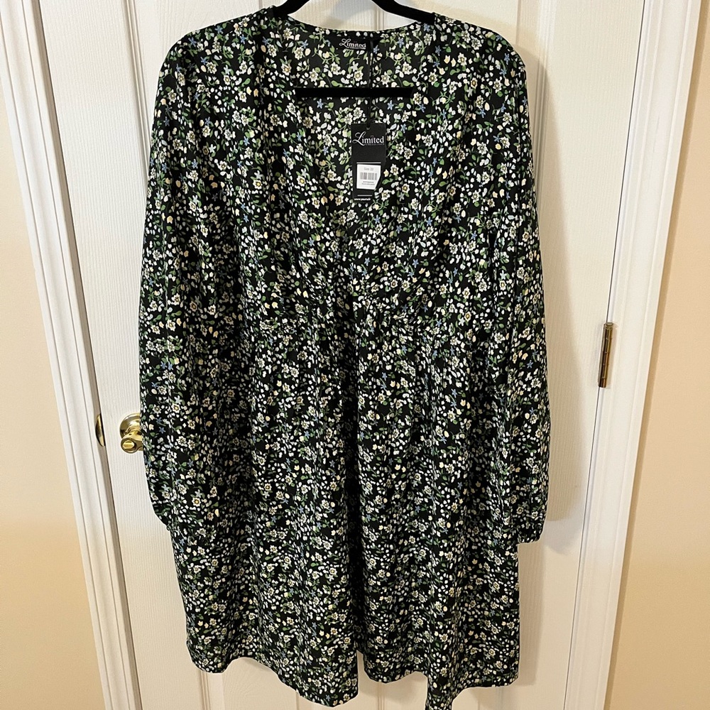 Black Floral ASOS Dress